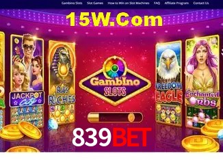 Recursos de Bônus 839bet